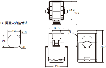K6CM 外形寸法 8 