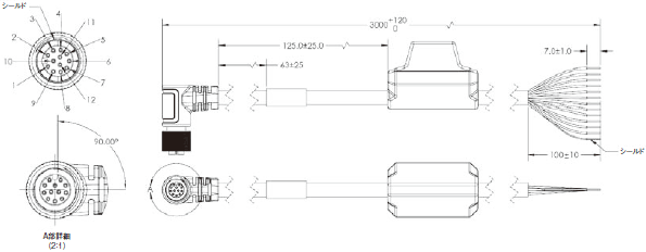 MicroHAWK V430-F / V420-Fシリーズ 外形寸法 19 