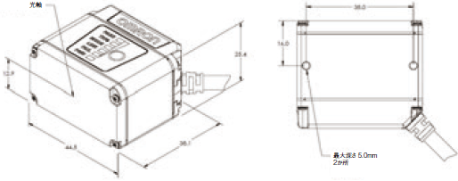 MicroHAWK V430-F / V420-Fシリーズ 外形寸法 25 