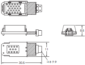 ES2-HB-N / THB-N 外形寸法 2 