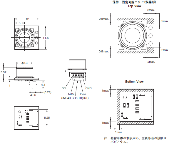 D6T 外形寸法 3 