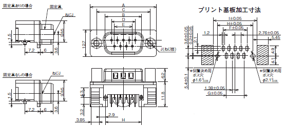 XM3K-N / XM3L-N 外形寸法 1 