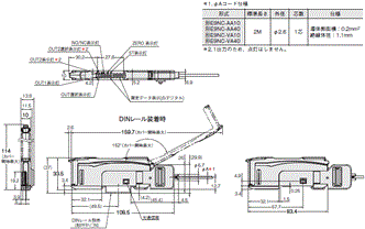 E9NC-AA / VA 외형 치수 3 