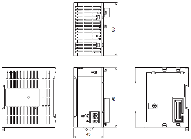 CK3W-PD048 外形寸法 1 