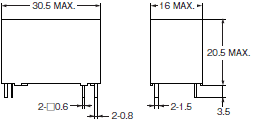 G6QE 外形寸法 1 