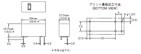 G2RL-1A-E2-CV-HA 外形寸法 1 