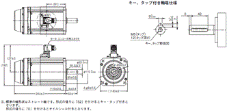 R88M-1A□ / R88D-1SAN□-ECT 外形寸法 21 