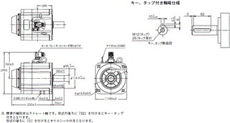 R88M-1A□ / R88D-1SAN□-ECT 外形寸法 23 