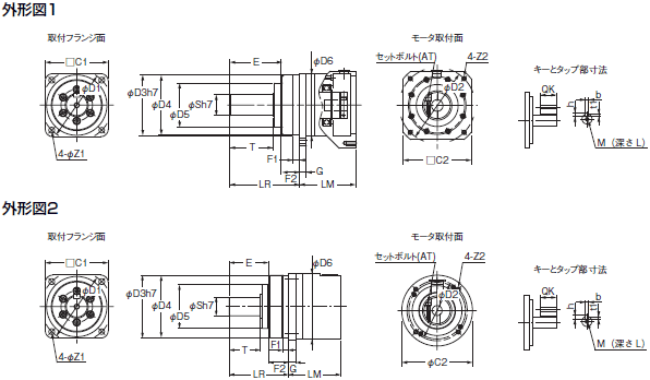 R88M-1A□ / R88D-1SAN□-ECT 外形寸法 35 