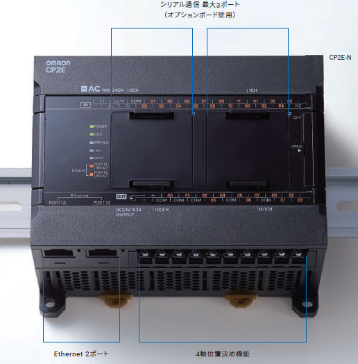 CP2E プログラマブルコントローラ CP2E CPUユニット/特長 | オムロン