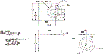 MicroHAWK F430-F / F420-Fシリーズ 外形寸法 5 