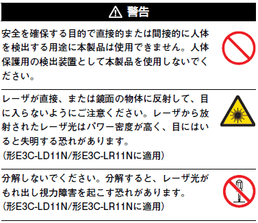 E3C-LDA□N ご使用の前に 4 