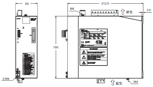 CK3A-G305L / -G310L / -G320L 外形寸法 1 