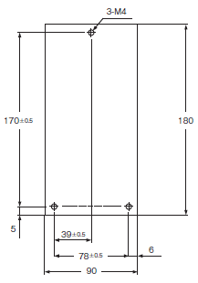 CK3A-G305L / -G310L / -G320L 外形寸法 4 