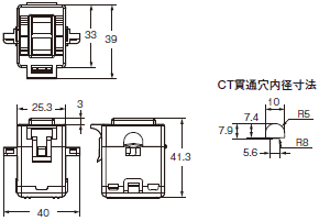 K7TM 外形寸法 4 