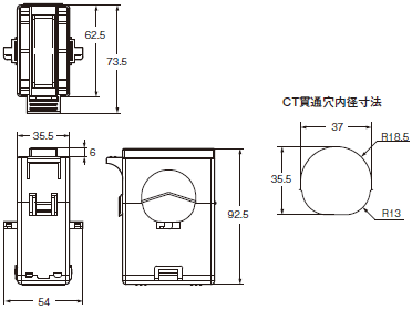 K7TM 外形寸法 8 