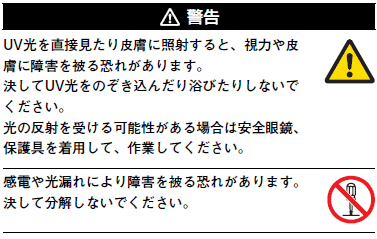 ZUVシリーズ ご使用の前に 9 