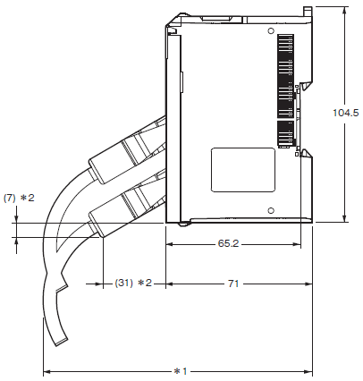 NX-ECT101 外形寸法 2 