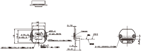 STCシリーズ（小型ボードカメラ） 外形寸法 10 