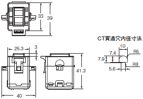 K7DD 外形寸法 4 