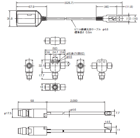 F3SG-RA-01TS / 02TS 外形寸法 61 