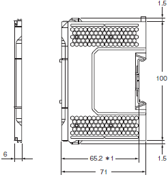 NX502-□□□□ 外形寸法 4 