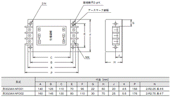 3G3MX2-V2 外形寸法 37 