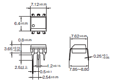 G3VM-63BR / 63ER 外形寸法 1 