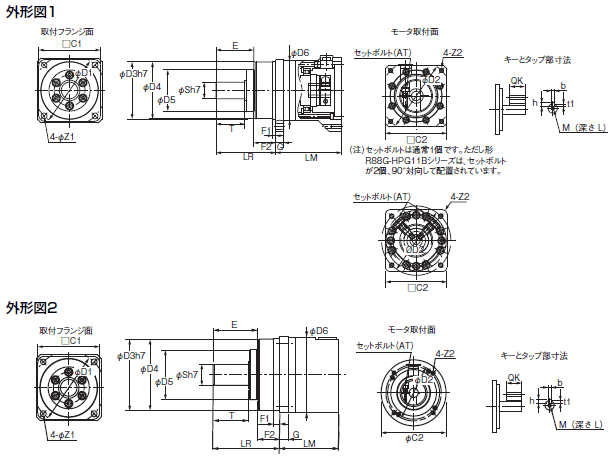 R88D-1SN□-ECT-51 外形寸法 75 