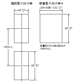 E5ED-H 外形寸法 3 