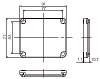 FHV7-AIシリーズ 外形寸法 13 