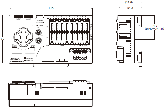 GD シリーズ 外形寸法 3 