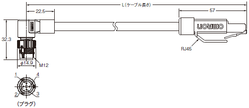 XS5□-T 外形寸法 8 