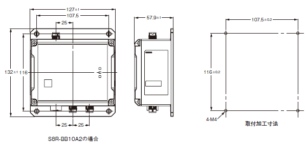 S8NR-S / S8R-BB 外形寸法 11 