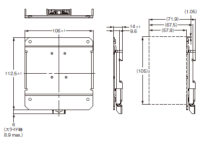 S8NR-S / S8R-BB 外形寸法 13 