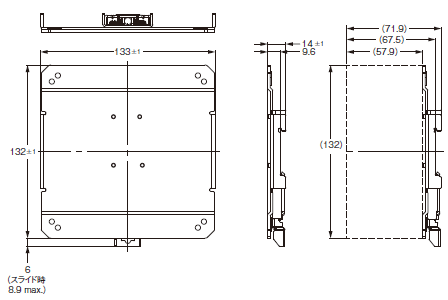 S8NR-S / S8R-BB 外形寸法 14 