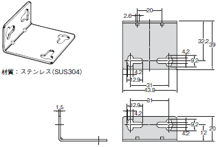 E39-L / -S / -R 外形寸法 14 