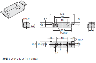 E39-L / -S / -R 外形寸法 34 