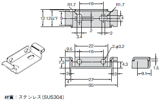E39-L / -S / -R 外形寸法 36 