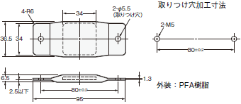 V600シリーズ 外形寸法 15 