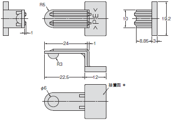 K7L-AT50□ / AT50D□□ 漏液検出器/外形寸法 | オムロン制御機器