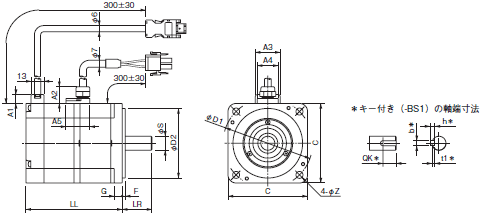 R88M-W, R88D-WT 外形寸法 55 