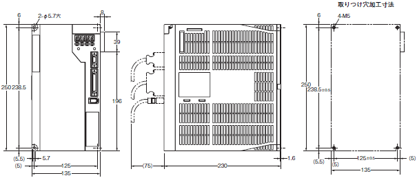 R88M-W, R88D-WT 外形寸法 8 