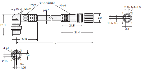 XS3 外形寸法 10 