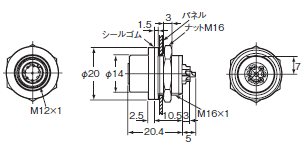 XS2 外形寸法 17 