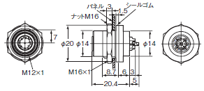 XS2 外形寸法 19 