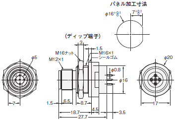 XS2 外形寸法 52 