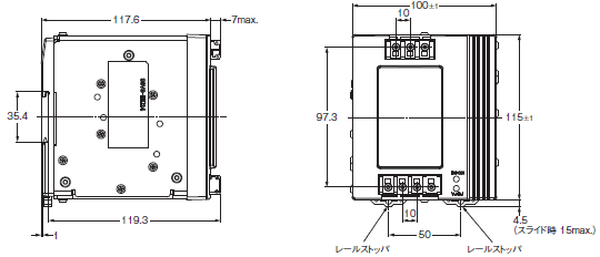 S8VS 外形寸法 12 