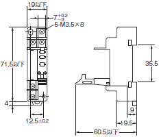 P2RFZ / P2RF, P2R, P7TF, PYFZ / PYF, PTFZ / PTF, PYD, PT, P7LF, PF, P2CF, PFA, P3G / P3GA, PL 外形寸法 16 