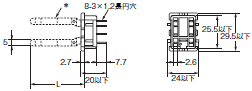 P2RFZ / P2RF, P2R, P7TF, PYFZ / PYF, PTFZ / PTF, PYD, PT, P7LF, PF, P2CF, PFA, P3G / P3GA, PL 外形寸法 39 